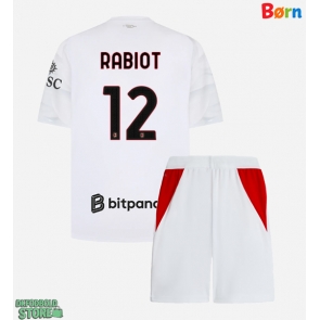 AC Milan Adrien Rabiot #12 Replika Babytøj Udebanesæt Børn 2026-27 Kortærmet (+ Korte bukser)